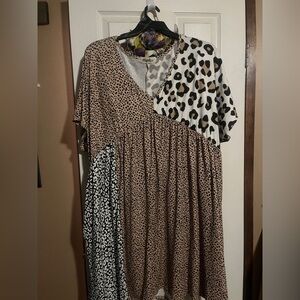 Haptics Color block dress